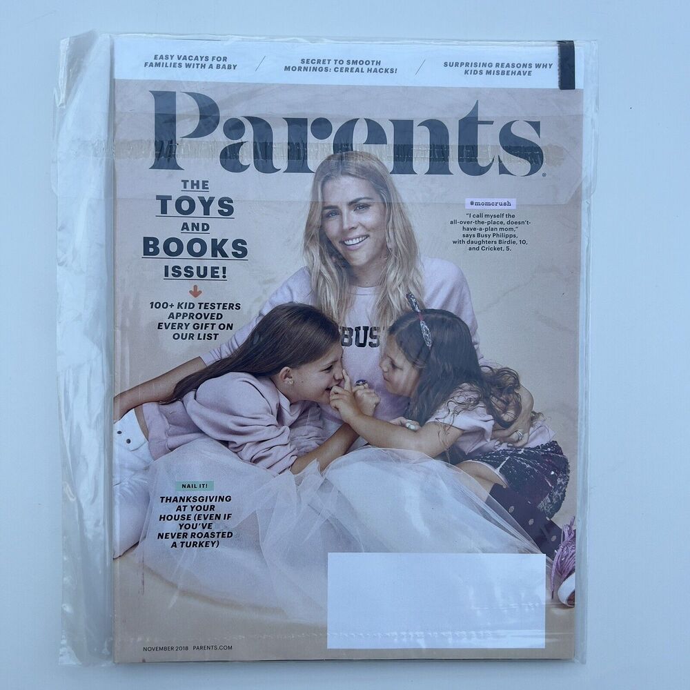Parents Magazine November 2018 - Best Toys & Books - Turkey Day, Crafts, Fun